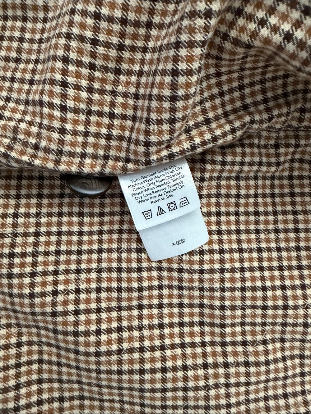 Eddie Bauer Corduroy Shirt barn Jacket in Dark Brown - Picture 5 of 8